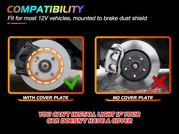 Nilight 4PCS 15.5inch Double Row Wheel Ring Lights Dream Color with APP and Remote Control Neon Lights w/Turn Signal and Braking Function Dual Row for Car Van SUV Truck