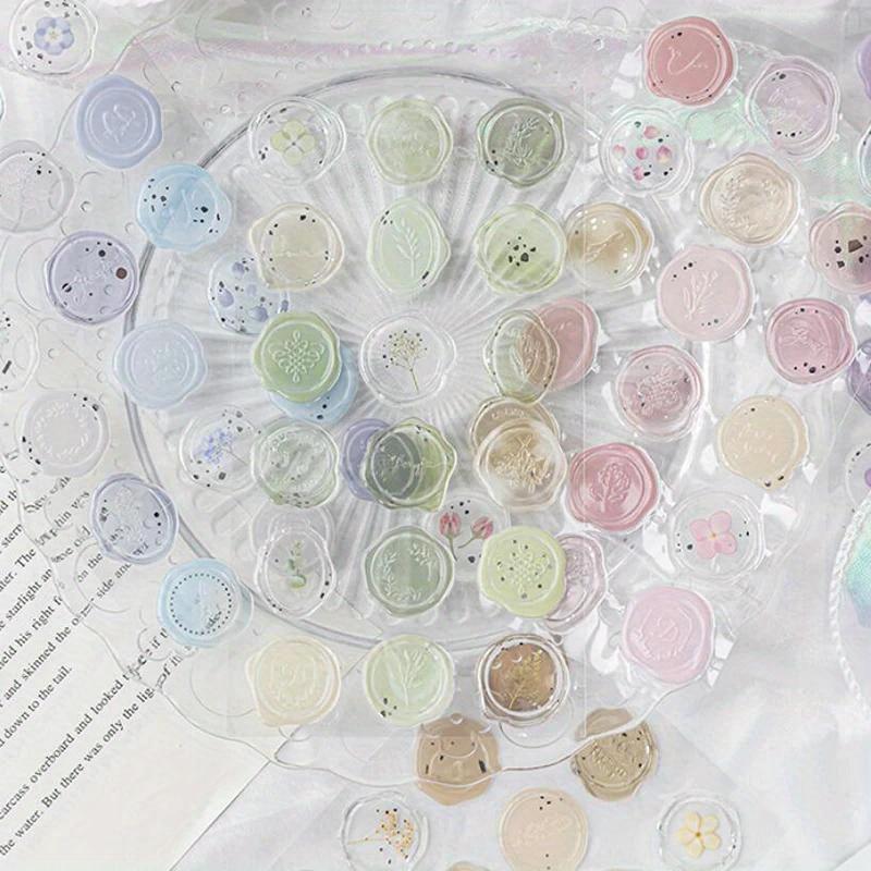 18-Pack Vintage Wax Seal Stickers - Stationery for DIY Journals, Envelope Closures & Planner Decor - Unique Craft Supplies for Personalized Gifts