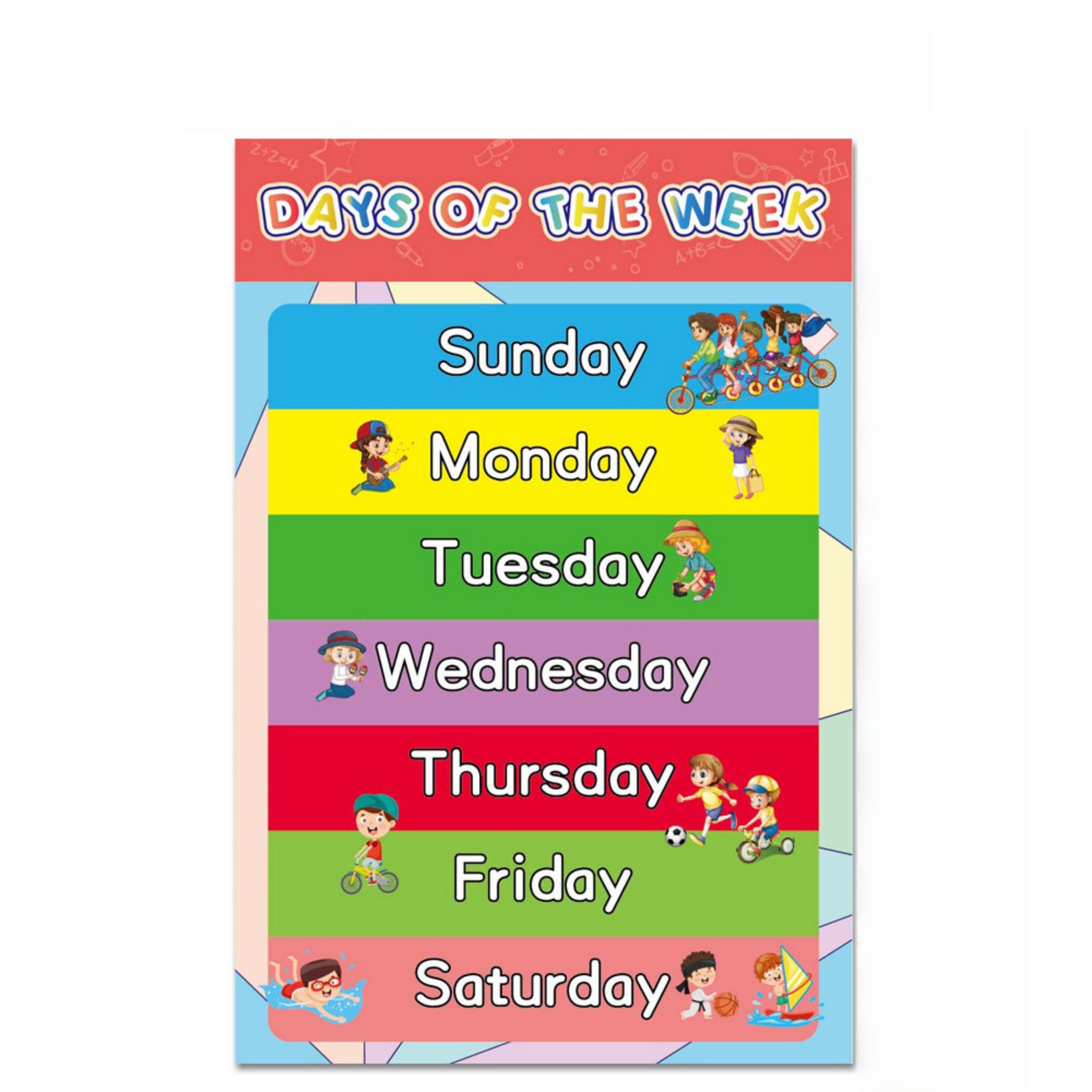 Pre-K Education Posters Set, 16 Pieces, Learn Abcs & Numbers, Engaging Classroom Decor, Perfect Back-To-School Classroom Setup, Classroom Supplies Charts