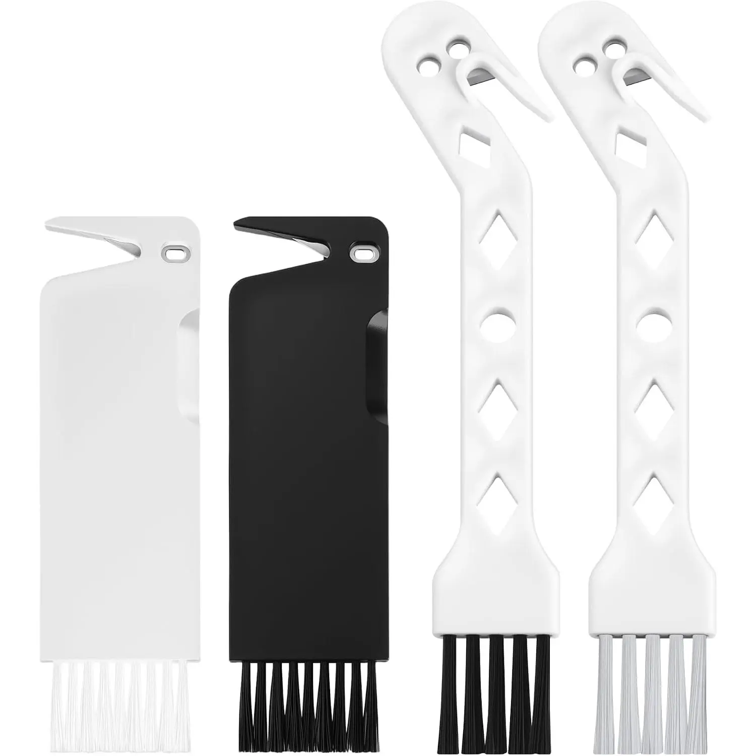 4 count Vacuum Cleaner Brush, 2 in 1 Vacuum Roller Cleaning Tool |  Dust Brush Attachment, Durable, For Sweeping Robot, Handheld Vacuum