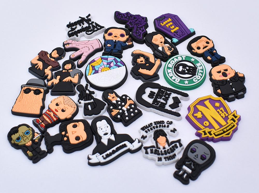 Halloween cartoon DIY accessory small flat decoration PVC soft adhesive patch decoration