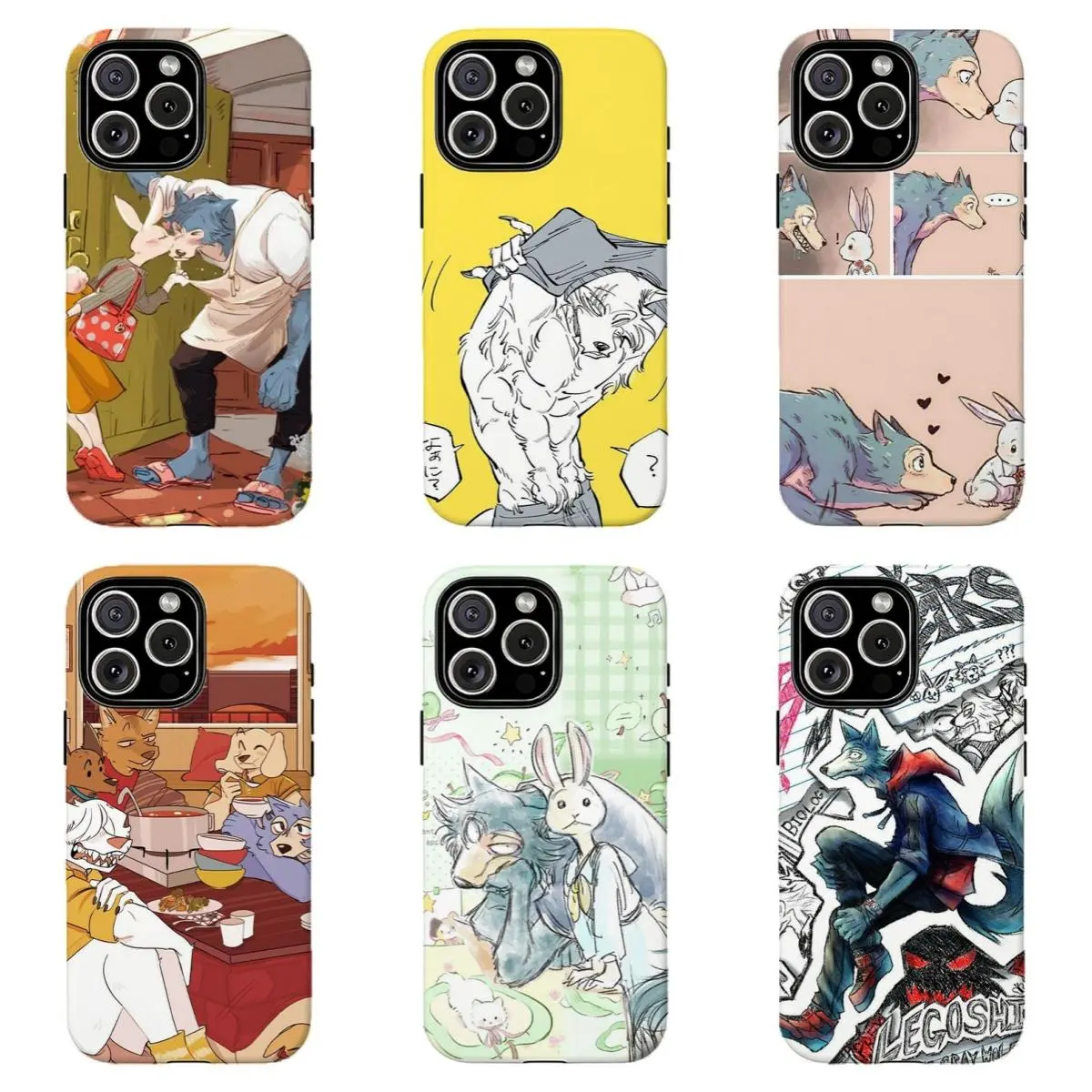 Unique Otaku Birthday Gift Beastars Legoshi Haru Phone Case ,For iPhone 11 12 13 14 15 16 17 Pro Max ,For Samsung S26 S25 S24 S23 S22-Gift For Her/Him/Anime lovers