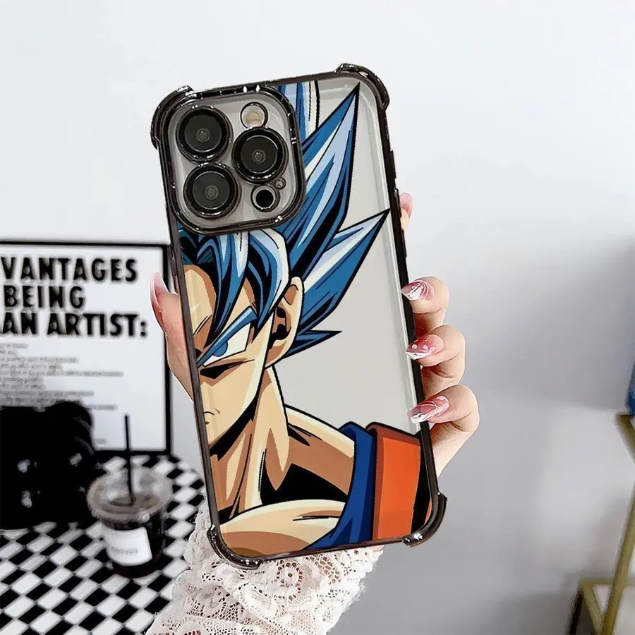 Goku Soft Cover Phone Case for iPhone 17 Air 16 15 14 13 12 11 Pro Max Plus