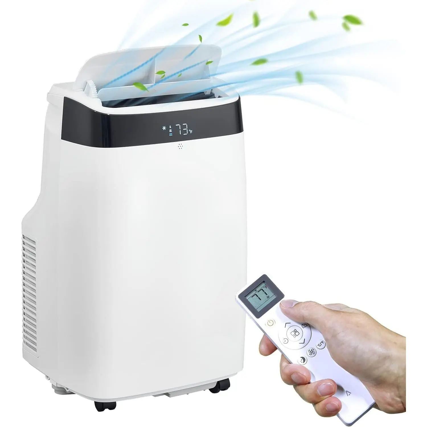 GARVEE 14000 BTU Portable Air Conditioner – 3-in-1 Quiet AC Unit, Remote, LED
