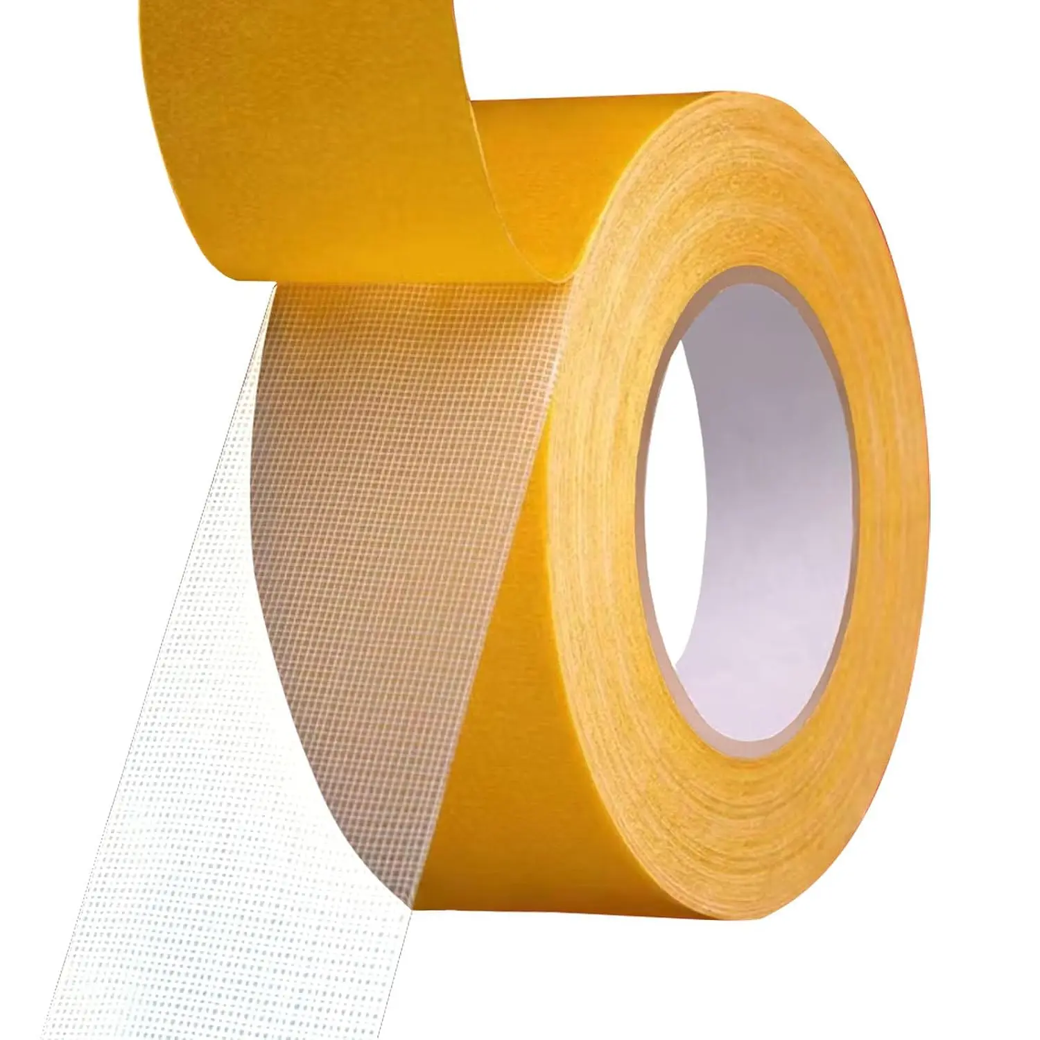 Double Sided Fabric Tape Heavy Duty, Double Stick Carpet Tape, Removable High Stickness  2 Sided Tape for Clothes, Walls, Crafts, Rugs, Hem, Carpet, Woodworking, 2 Inch X 33FT