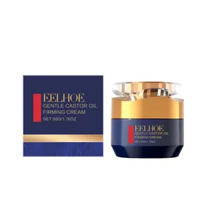 Castor Oil Facial Moisturizer Cream with Glycerin, Hydrating & Nourishing Face Cream to Moisturize for Plump, Smooth Skin