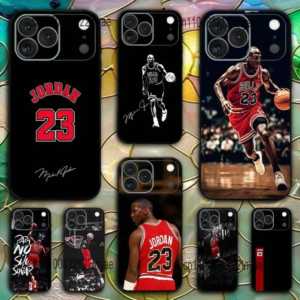Cool Basketball J-Jordan23 Phone Case For iPhone 17,16,15,14,13,12,11,E,Pro,Max,Plus,Samsung Galaxy S26 S25 S24 S23 S22 Shockproof Silicone Fashion Back Cover