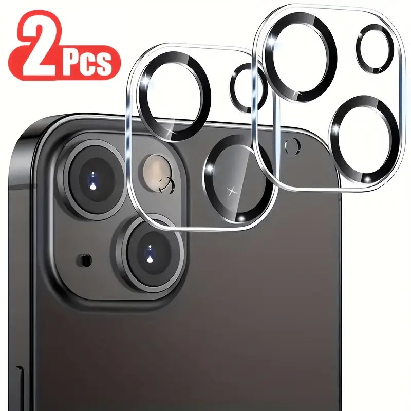 2-Pack Transparent Tempered Glass Screen Protector for iPhone 17/16/15/14/13/12/11 Pro Max/Pro, Shockproof Magnetic Design with Full-Coverage Camera Lens Protection, Protective, Screen Protector Iphone, Full Cover, Iphone 17 Pro Max, Multi-Model
