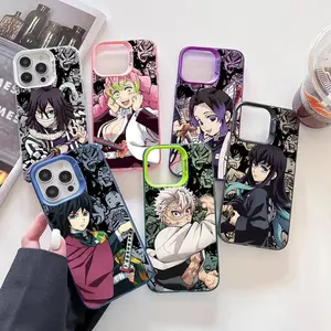 Anime Demon Slayer Phone Case for iPhone 17,16,15,14,13,12,11,Pro,Max,Plus Phone Cover – Candy Matte Shockproof Silicone Cover Soft & Stylish Protection