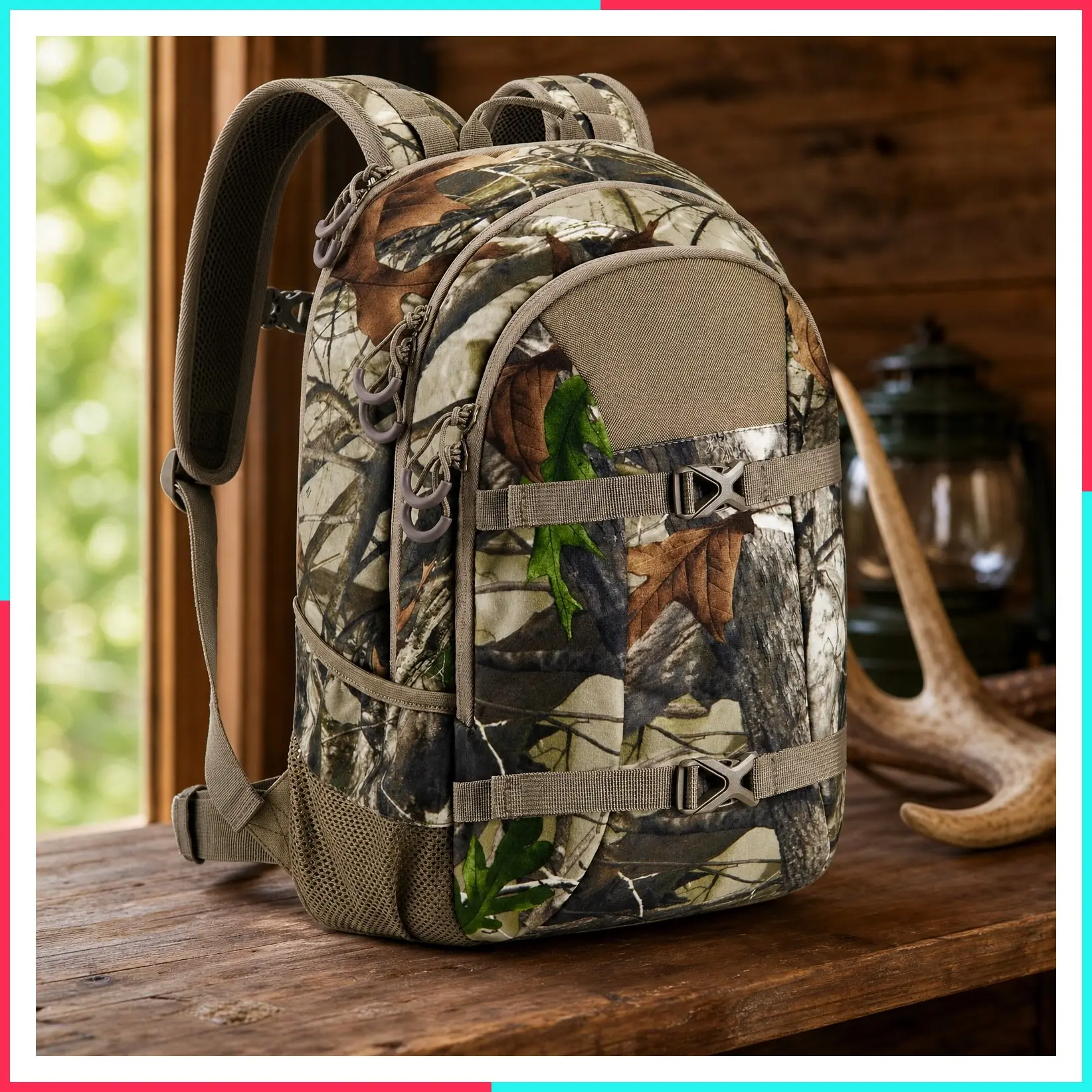 Men's 25L Lightweight Hunting Backpack Day Pack for Deer Hunting