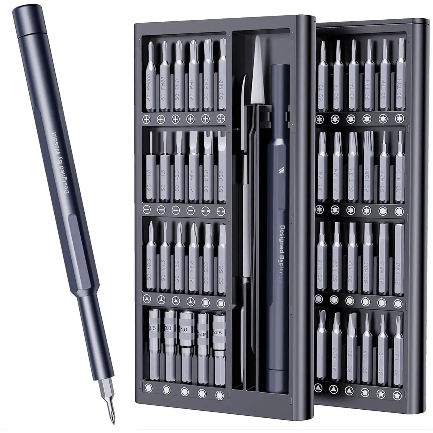 50-in-1 Small  Set, [Super Durable &  ]  Torx  Fits  Ring Doorbell, Precision  Mini Repair Tool Kit for Watch, Laptop, Eyeglass, Screw Driver