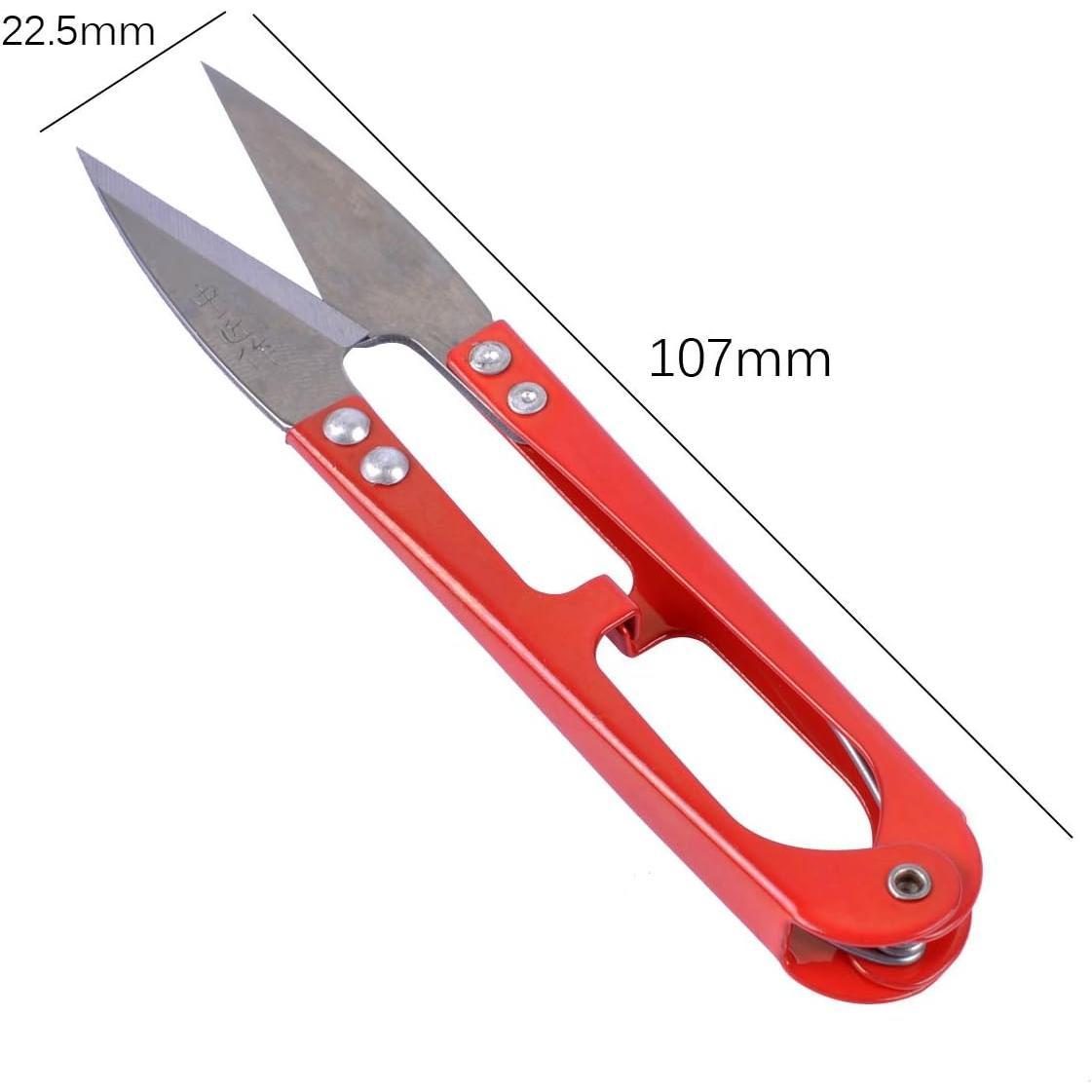 Thread Snips, Crochet Scissor Yarn Scissor Small Mini  Thread  Clipper Nippers for Sewing Embroidery Knitting, 12 Pack