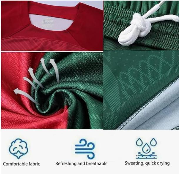 Portugal Soccer Legend #7 Jersey Fan Kids Unisex Jersey/Shorts Youth Sizes For 4-13 Years Trainnng Uniforms for Children