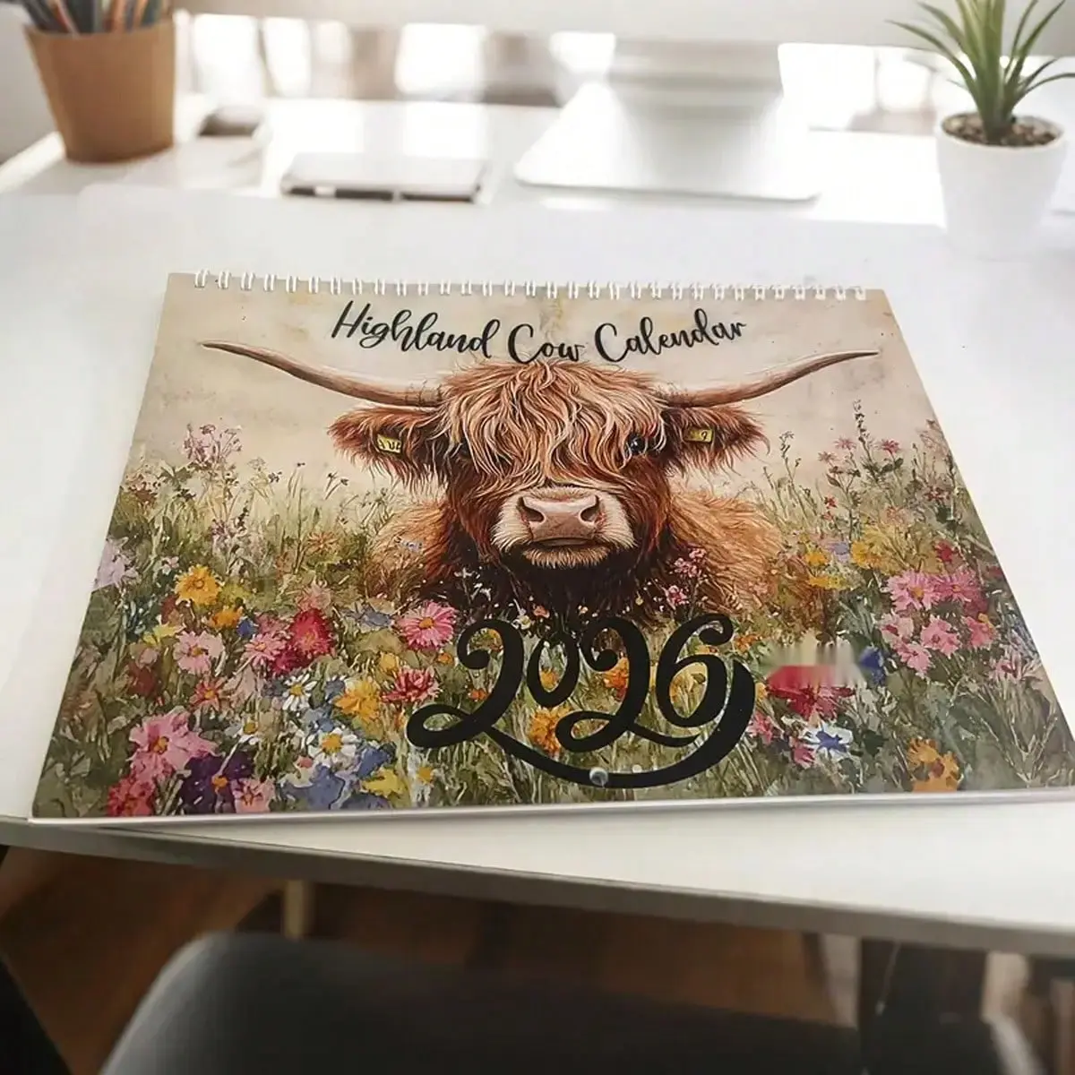 2026 Unreasonable Cat Calendar Highland Cow Calendar