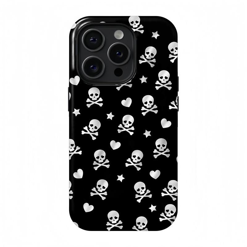 Skull   iPhone Case, suitable for iPhone17 ProMax, 16Promax, Pro, plus, 15, 14, 13. Stylish design, shockproof protective case, smartphone case, phone cover, gift