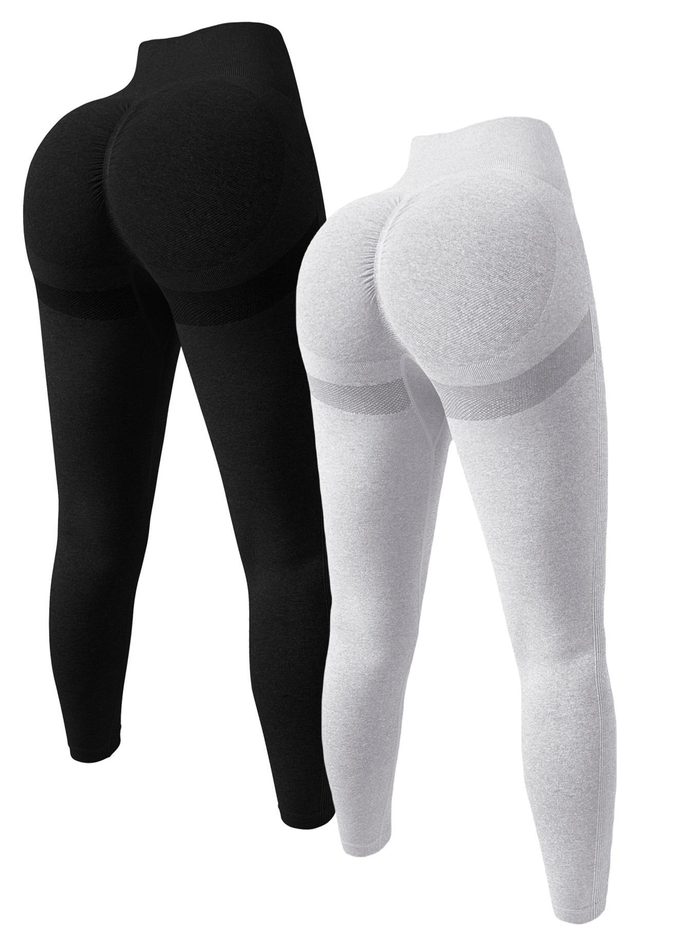 Women's Solid High Waist Sports Leggings, Tight-fitting Comfy Breathable Skinny Pants for Yoga Gym Workout Running, Ladies Sportswear for All Seasons, Skinny Yoga Bottoms