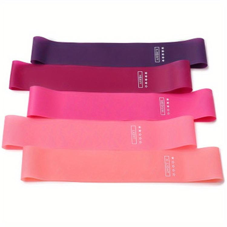 Gradient Resistance Band Silicone Elastic Band Fitness Bicep Squat Exercise Stretching Band Yoga Pull-Up Band