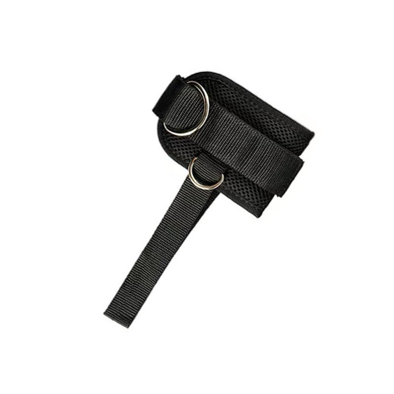 Adjustable four-ring pedal rope ankle strap elastic rope ankle buckle gantry foot buckle ankle strap