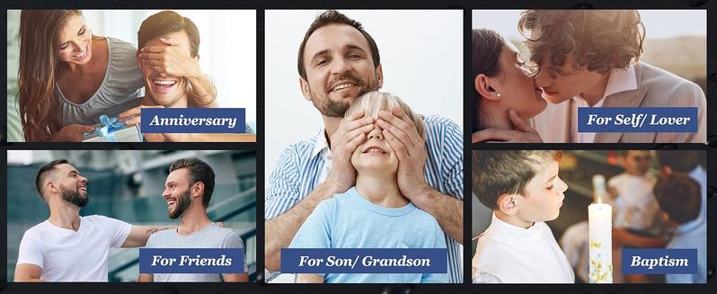 Fashionable 925 Sterling Silver Cross Necklace for Men Women 5mm Big Beveled Edge Men's Stainless Steel Diamond Cut Curb Cuban Link Chain Crucifix Cross Pendant Jewelry 16-30 Inches