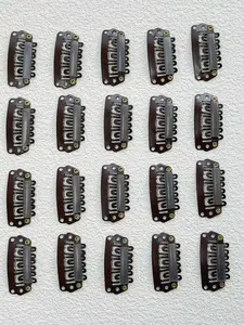 50-Pack Hair Clip Extensions Clips //, Metal Fixed Clamps for Wig Pieces & Blocks, Women's Fake Hair Accessories, Hair Style Accessory