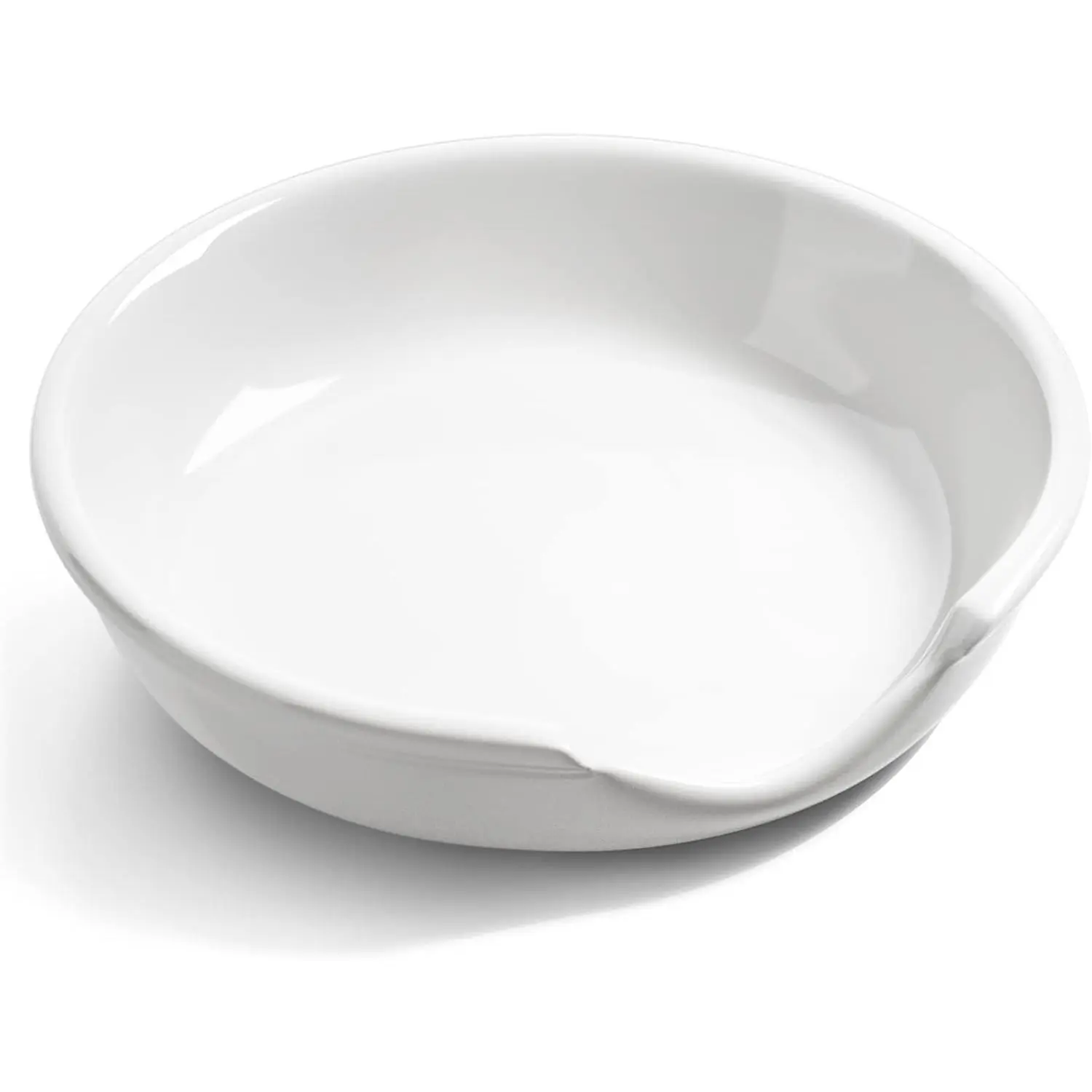 4.8 Inch Ceramic Spoon Rest, True White Utensil Holder for Stove Top, Kitchen Counter, Coffee Spoon & Cooking Utensils