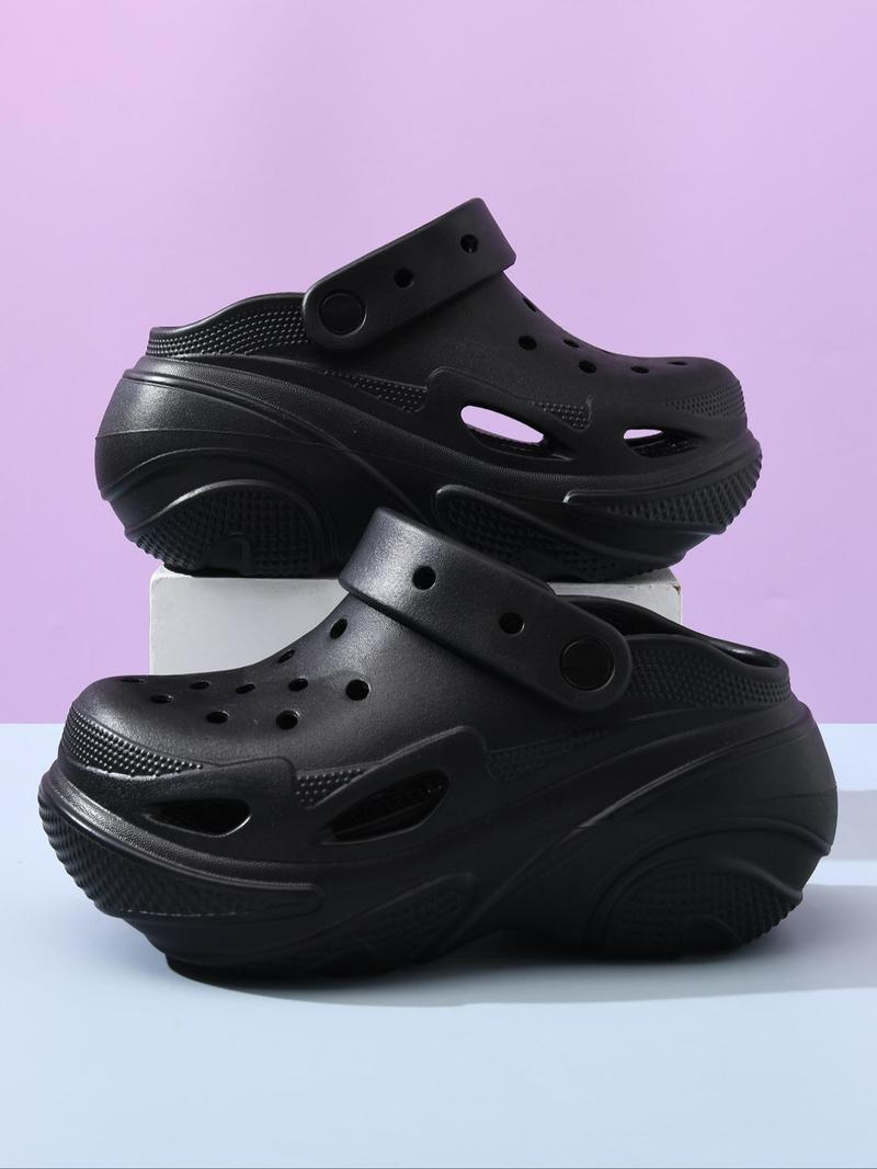 Women's Thick Sole Slides, Casual Comfortable Breathable Slippers for Summer, Non-slip Slippers for Indoor & Outdoor Wear, Walking Shoes