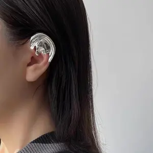 Minimal Melting Metal Ear Cuffs, Premium No Piercing Ear Jewelry for Men & Women Trend Cool