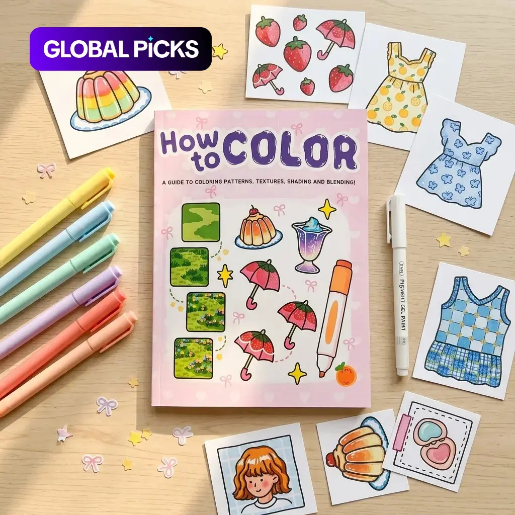 Painting & Design Paperback Book - How to Master Hues: Simple Step-by-Step Guide to Patterns, Textures, Shading, Blending for Creative Artists #GLOBAL PICKS