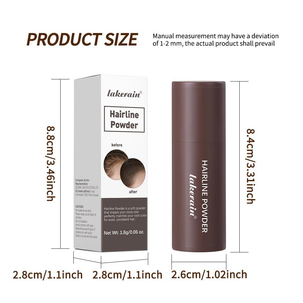 Hairline Powder Pencil, 1 Count Long Lasting Waterproof Hairline Powder, Natural Look Hair Care & Styling Product for Women & Men