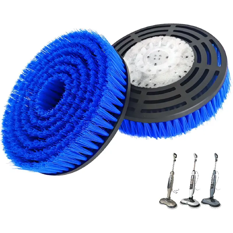 2 Pack Upgraded Steam Mop Replacement Brush Heads for Shark Steam Mop Pads - Deep Cleaning & Scratch-Free for Hardwood & Tile Floors - Compatible with S7000, S7001, S8201, S7201, S8001 Series