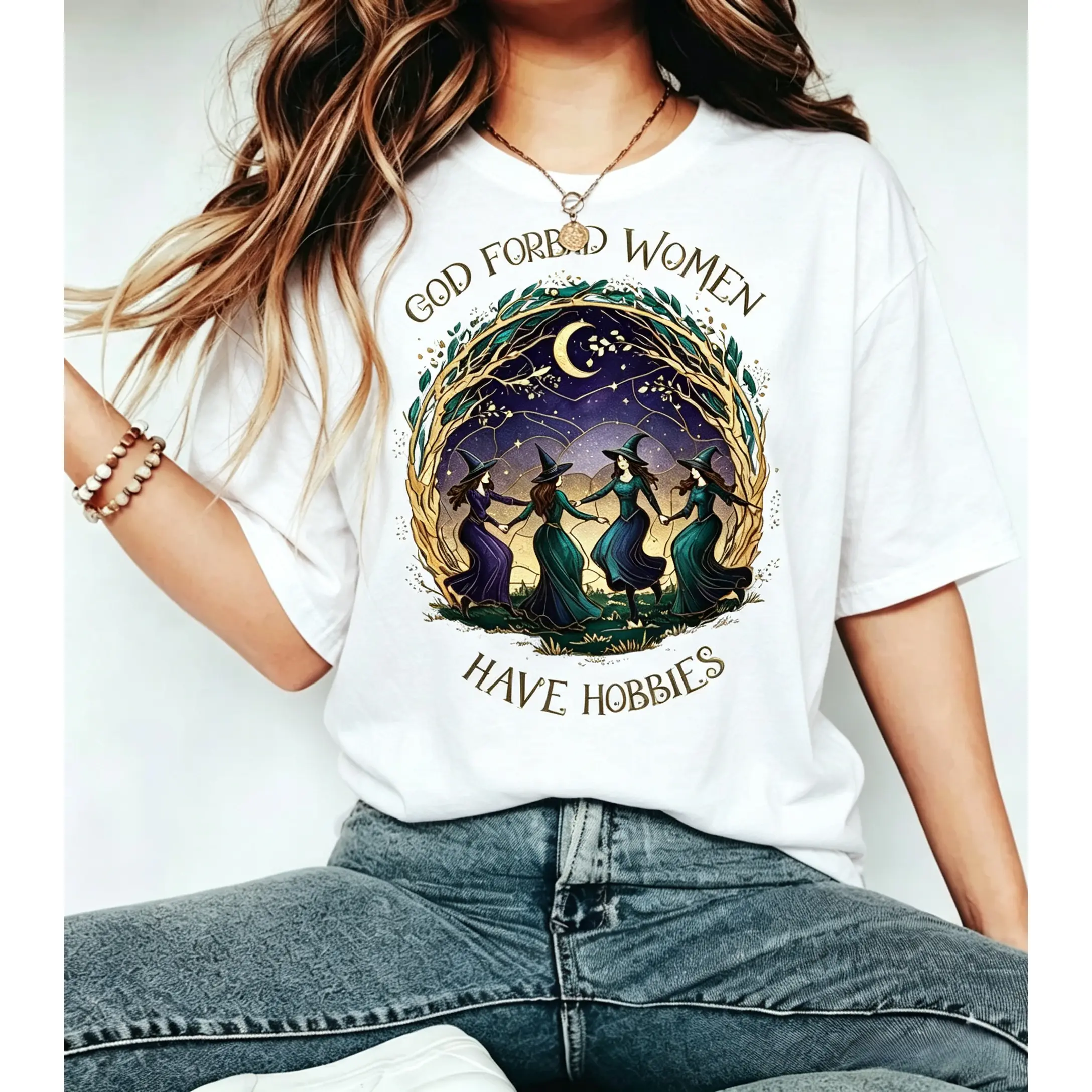 God Forbid Women Have Hobbies Shirt, Witch Halloween Tee, Sarcastic Women Gift, Funny Wife Gift Comfort Colors Shirt, Sarcastic Witch Shirt