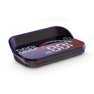 car dashboard windshield speedometer projector with 3.5 inch hud, gps digital speed, compass direction, time, over speed warning, mileage, driving time, auto vehicle accessories, obd port, dashcam for cars, wifi car dashcam, car display screen