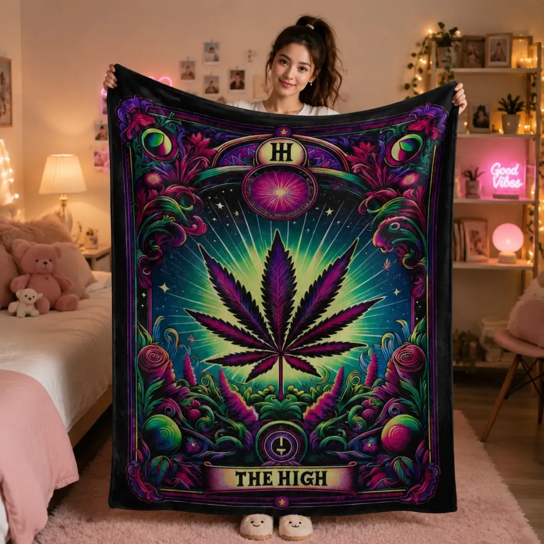 Maple Leaf Pattern Blanket, Soft Comfortable Warm Throw Blanket, Cool Bedroom Bedding Napping Blankets for Home Office Travel Camping, Breathable Soft Blanket Funny and quirky | Cozy Aesthetic Home Decor, TikTok Made Me Buy It, Fall Winter Room Decor, Gif