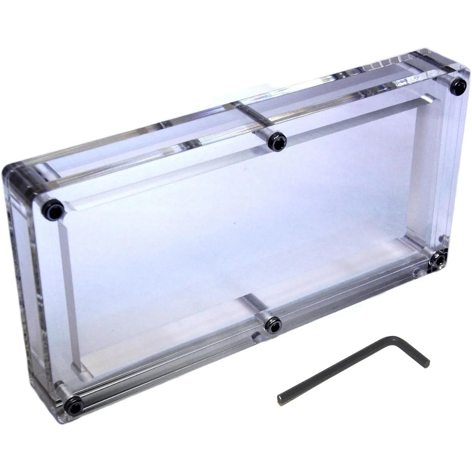 100 US Bank Note Currency Display Slab Dollar Bill Case Money Holder Frame