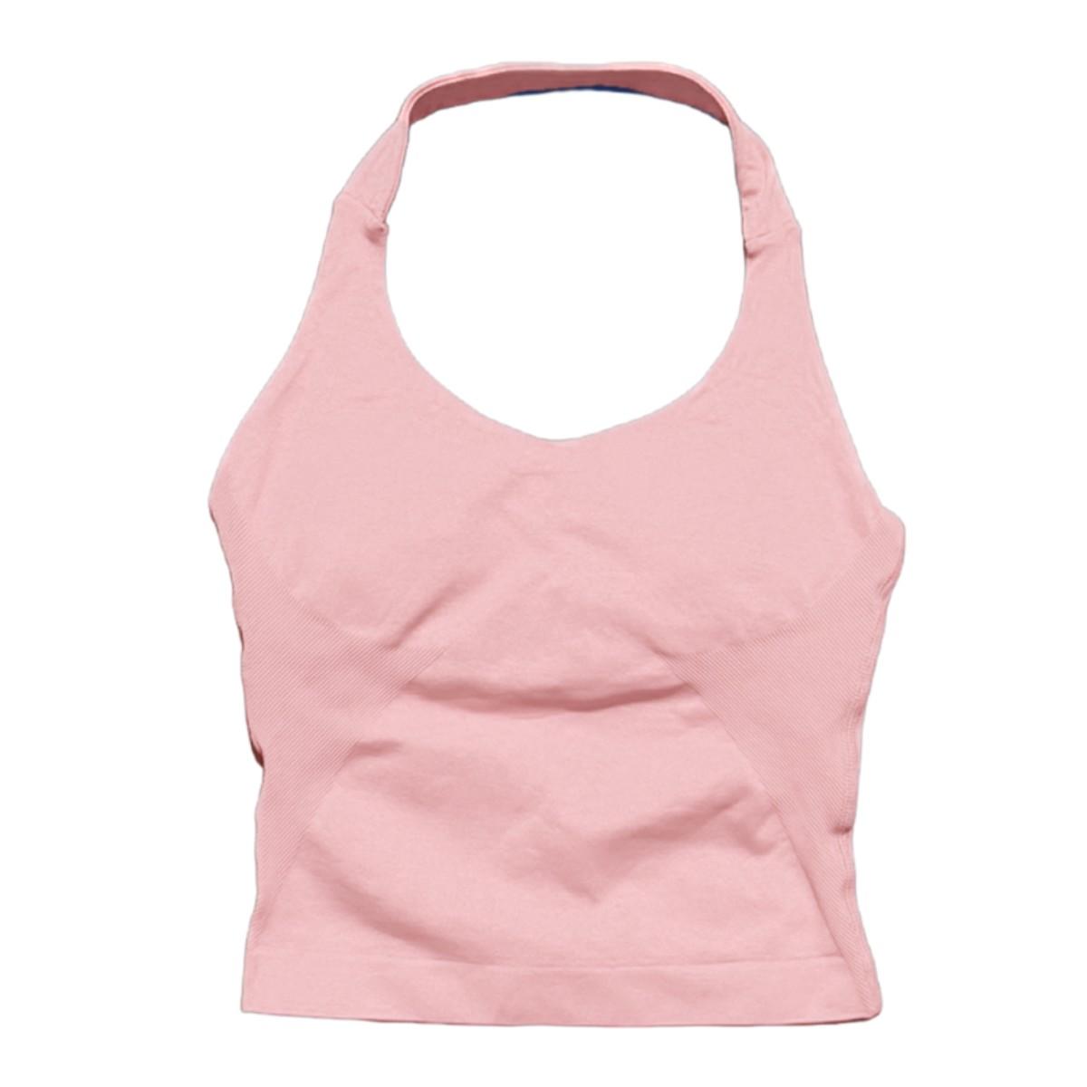 (With Logo) DFYFN  Gym Sports Top Women Seamless Yoga Tank Longline Strappy Top Open Back Bra Sportswear Gym Clothing Running Workout Halter tracksuits men wrestling suits Women's Bandeau Bikini and Maxi Dress Set Breathable Camouflage Training