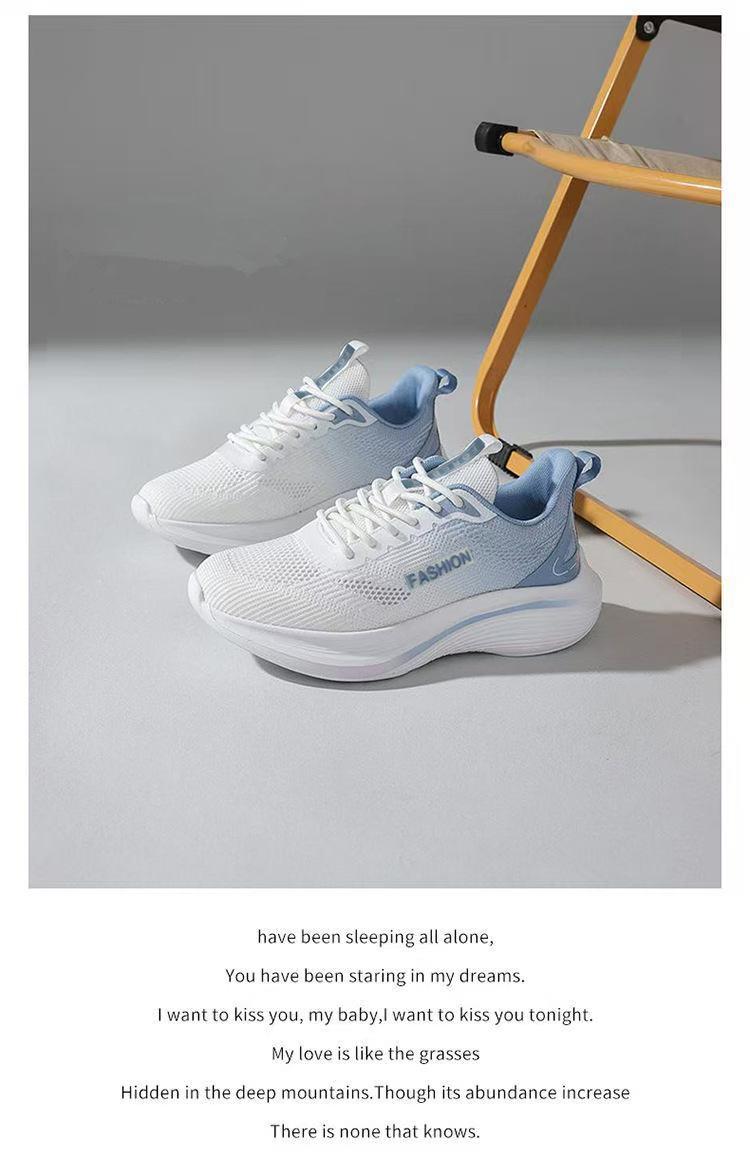 2026 Autumn New Korean Style Breathable Flyknit Women's Shoes, Trendy Student Running Sneakers, Casual Shoes, Women's Footwear