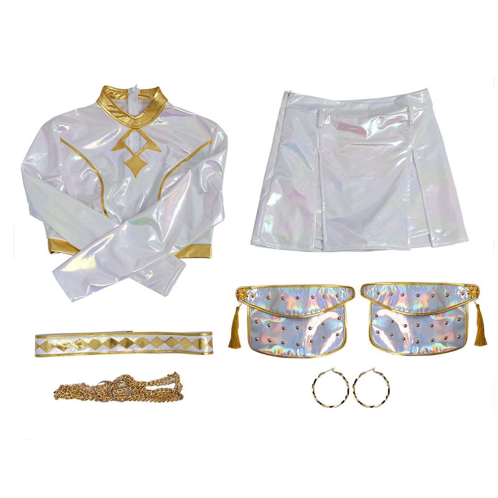 Halloween Dance Costume and Music fashion Style Cosplay Set |               3-piece Performance Set Children's Party Suitable for Ages 3-12