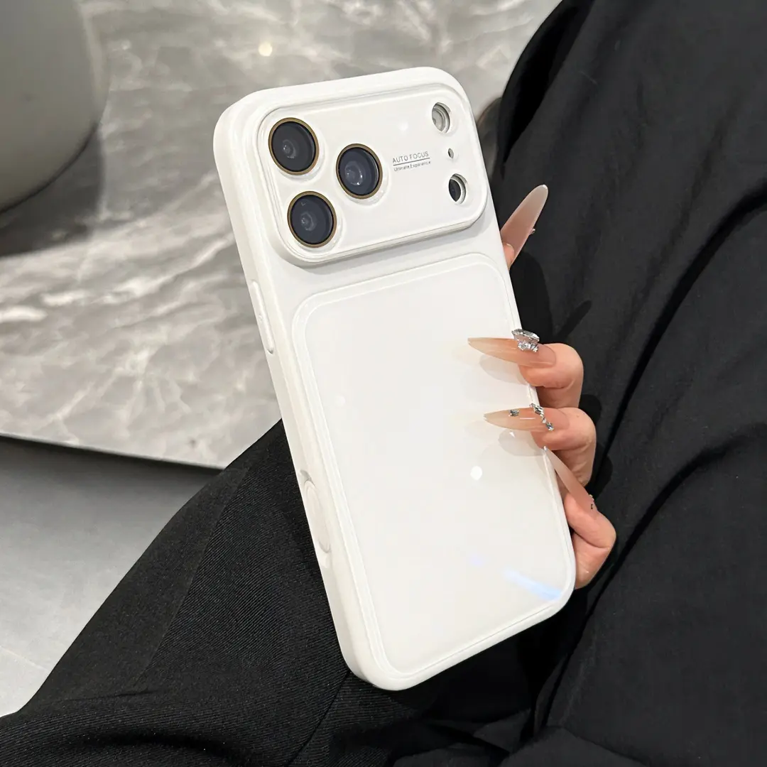 Women's New Design AG Instantly Enlarged View Window Phone Case - Acrylic Shell, Flush Mount, Shockproof Full Protection Cover for iPhone 17 Pro Max, 16, 15, 14, 13