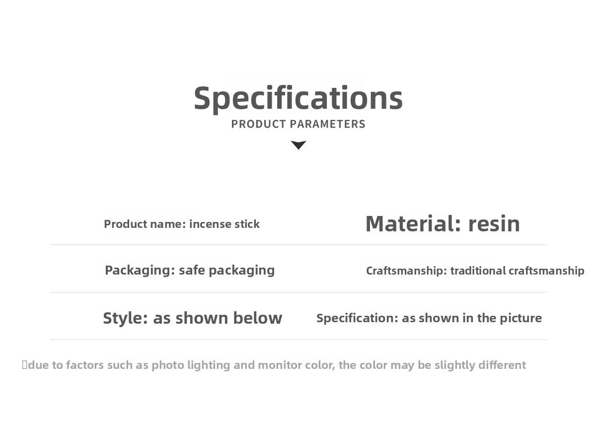 Incense Stick, Decor & Incense Burner, Home Odor Removal, Desktop Ornament, Aromatherapy Burner