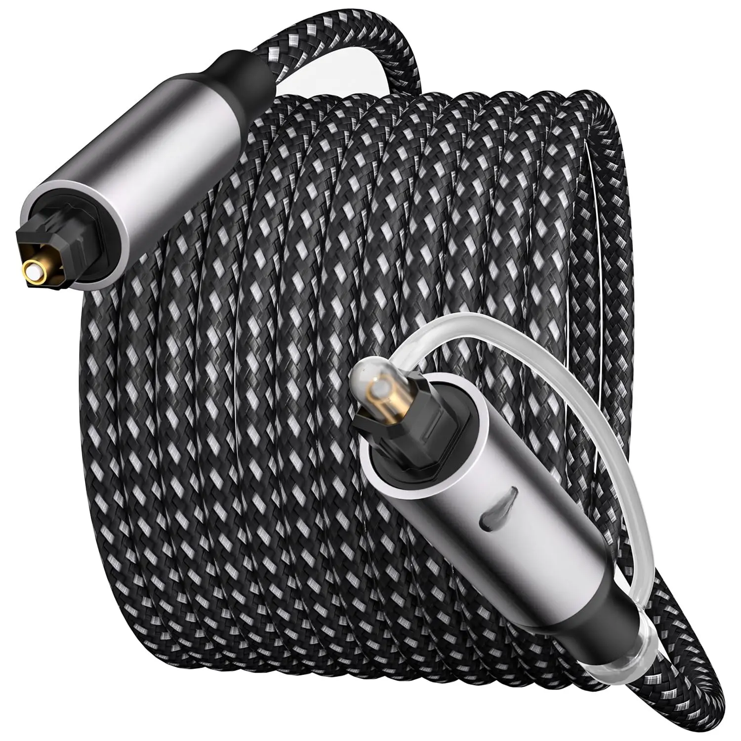 Optical Audio  6.6 FT, TOSLINK Digital S/PDIF Fiber Optic Cord