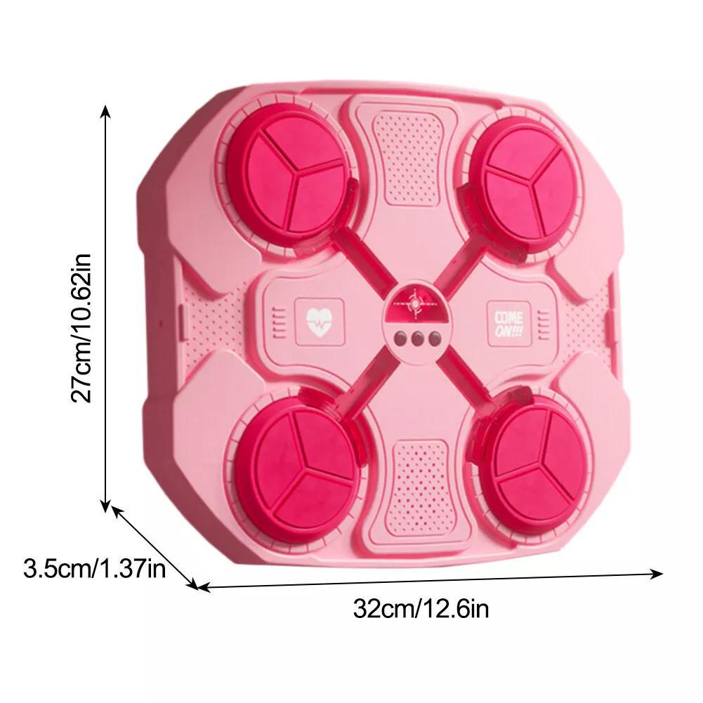 Electronic Kids Punching Game, LED Lights Music Boxing Target, Boxing Machine, Wall-mounted Fitness Toy with Adjustable Speed and Volume, Punching Equipment for Home