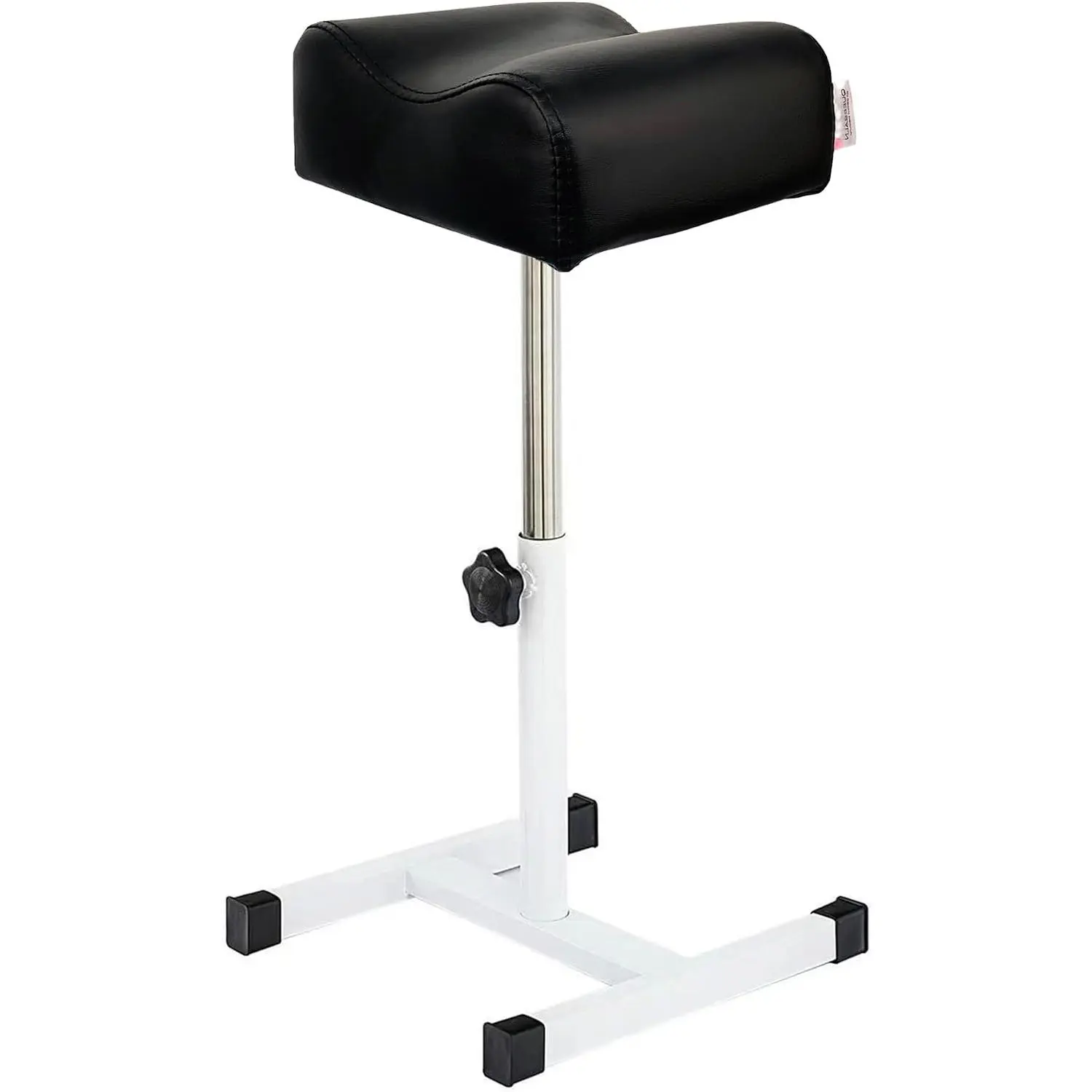 Pedicure Stand Stool Footrest Stand Adjustable Height Technician  Beauty Stand Stool with Non-Slip  Salon  Equipment Black
