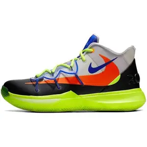 ROKIT x Nike Kyrie 5 OG Low-Top Basketball Shoes for Men – Red and Green Colorway Verifiable, with credentials and supporting global authentication