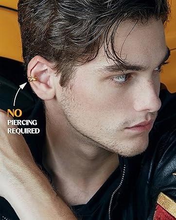 CASSIECA 9Pcs Ear Cuff Non Piercing Earrings for Women Me 14K Gold Plated Ear Cuffs Earring Non Pierced Ears Adjustable Clip On Trendy Fake Cartilage Conch Helix Jewelry with 5A CZ CASSIECA 9Pcs Ear Cuff Non Piercing Earrings for Women Me 14K Gold Plated Ear Cuffs Earring Non Pierced Ears Adjustable Clip On Trendy Fake Cartilage Conch Helix Jewelry with 5A CZ