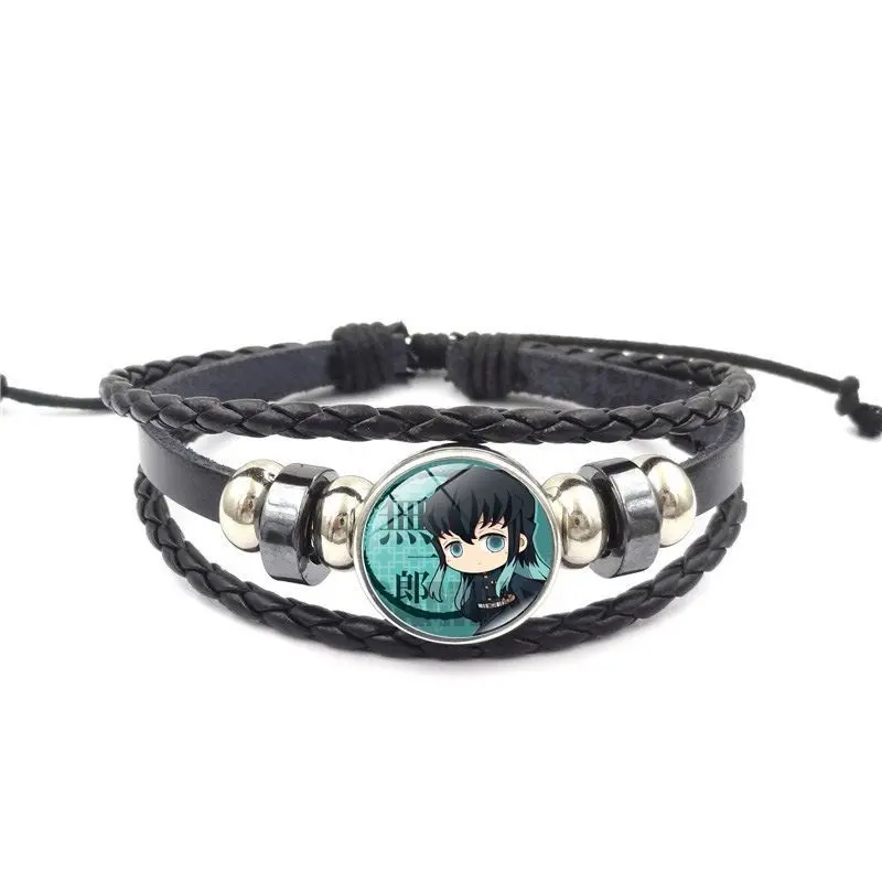 Demon Slayer Nezuko Pattern Bracelet Kit - Tanjiro, Shinobu Kocho Themed DIY Beading Jewelry-Making Chain for Students, Pattern | Nezuko