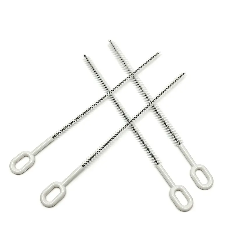 Household daily use cup straw brush, stainless steel test tube and pipe brush, teapot spout nylon crevice brush