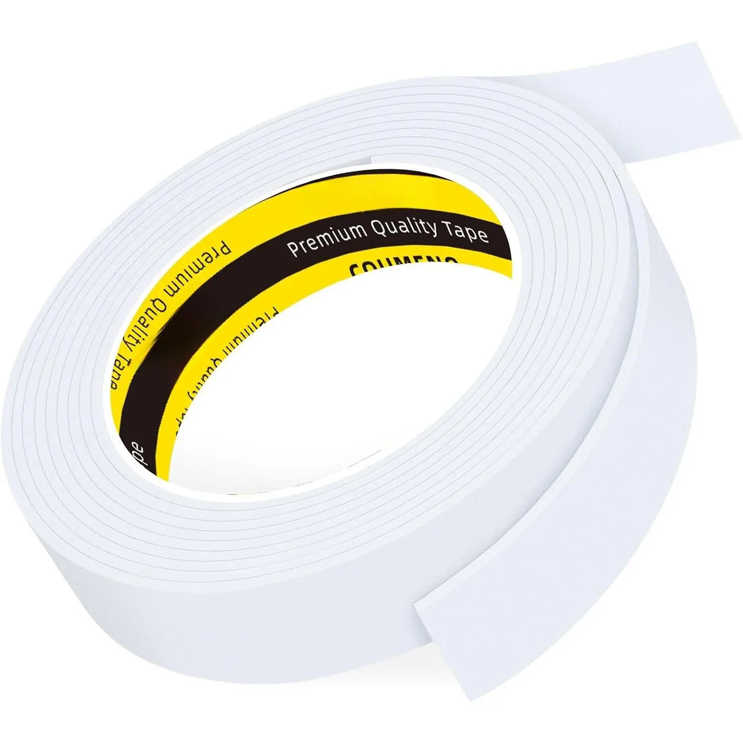 White  Tape Weather Stripping Sealing Sponge,1in x 9.84FT | 2mm Thick Single-Sided EVA Sealing Sponge Strip, Soundproof Door Seal,Window Insulation Tape  Pads,Gap Sealing