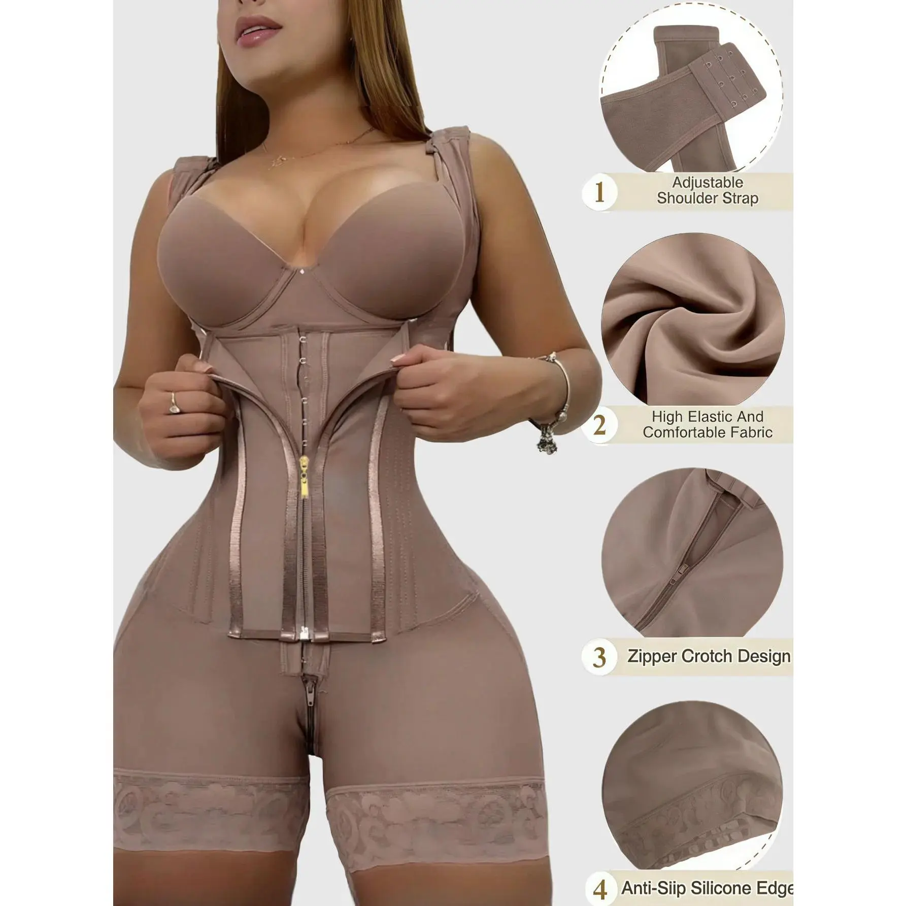 Women   Shapewear Tummy Control Body Shaper Girdles Post Surgery Compression Garment