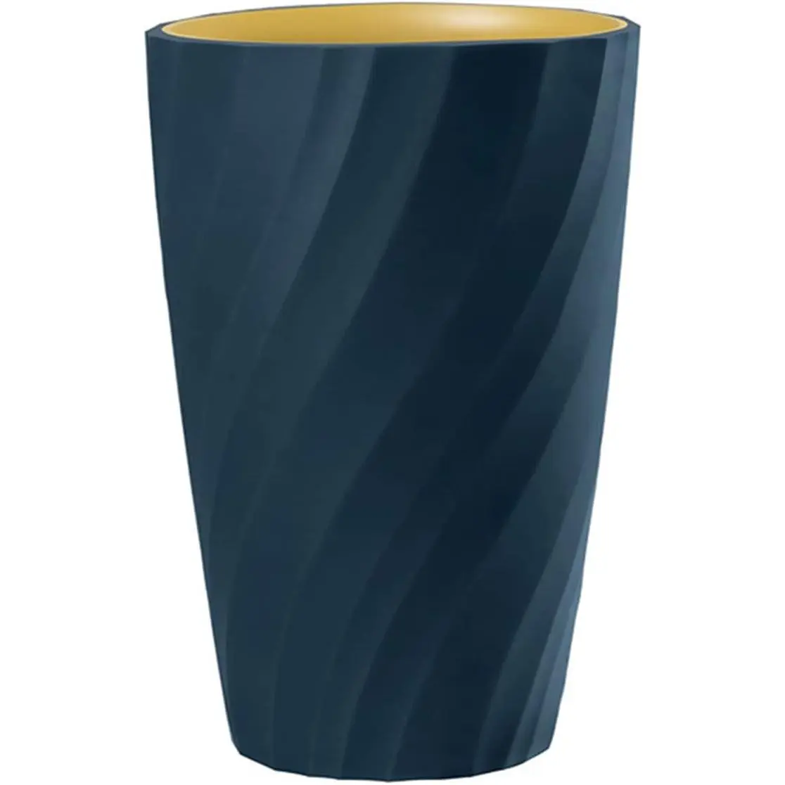 Unbreakable Bathroom Tumbler Cup,   Cup,  Holder Organizer, Portable Mouthwash,  Rinsing, Multi-Functional Gargling Drinking for  Travel (Navy Blue)