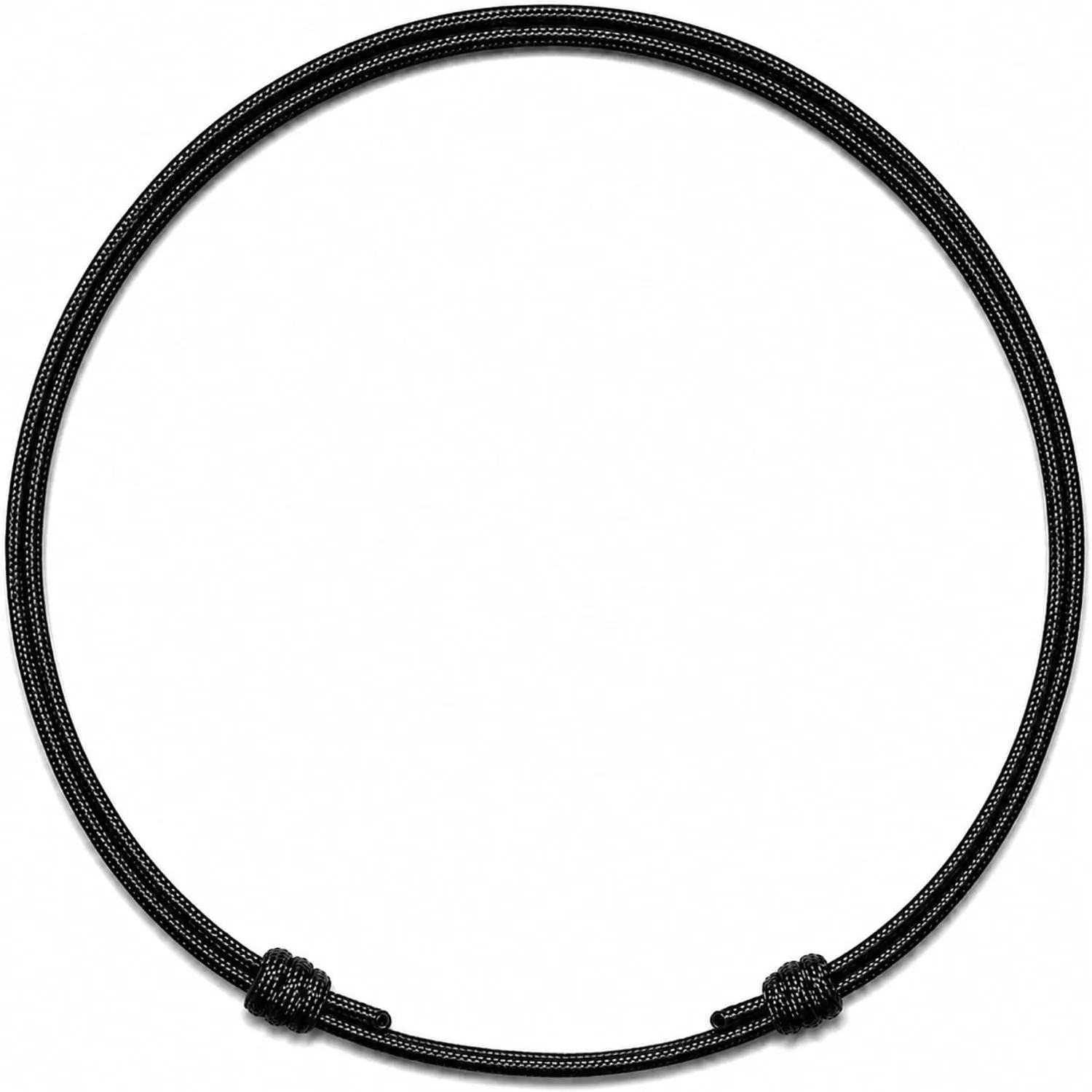 Black String Anklet for Women Men Teen, Adjustable Cord Surfer Beach